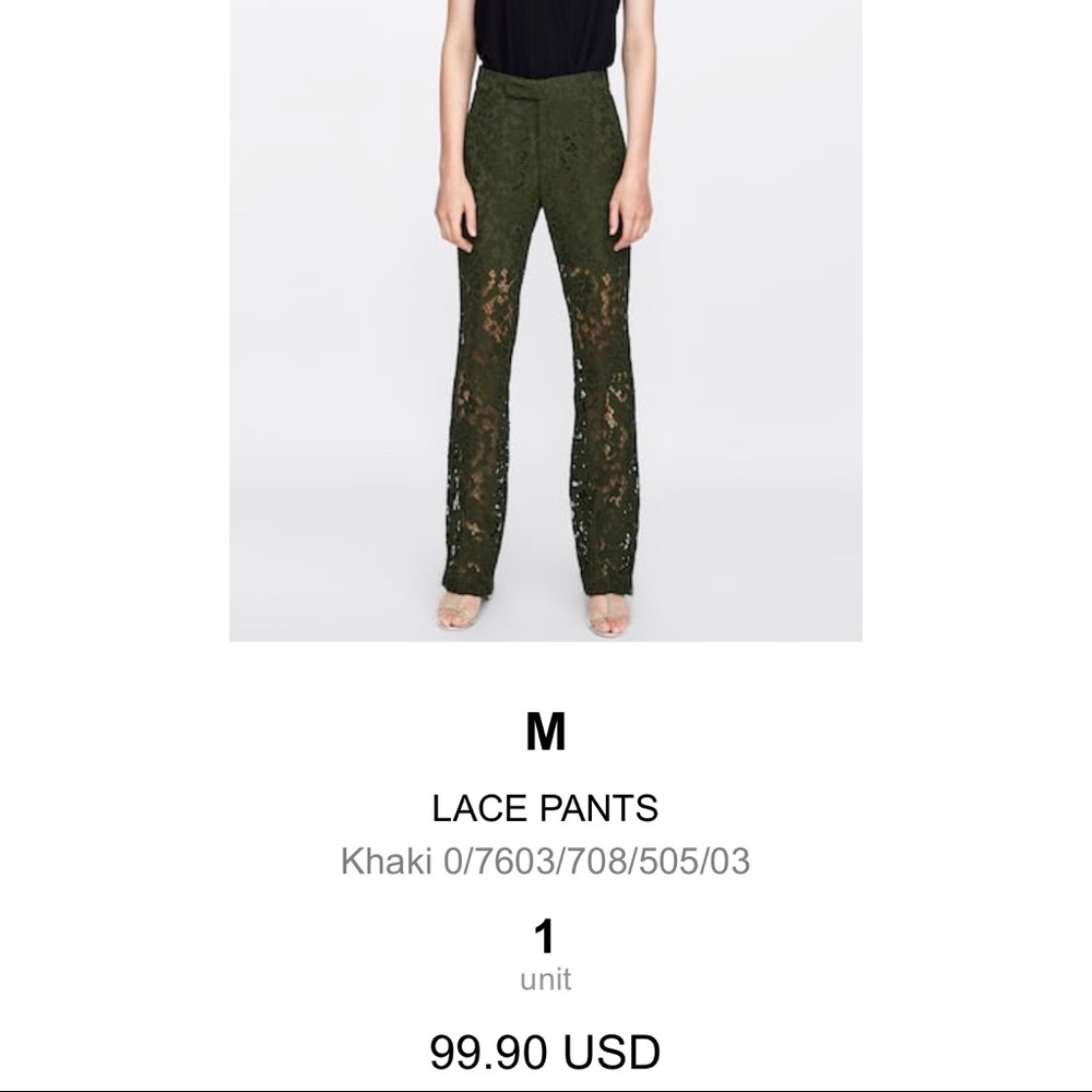 Zara Lace Pants